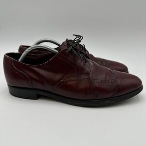 Allen Edmonds Kingswood Wingtip Oxfords Dress Shoes 2977 Burgundy 11 D